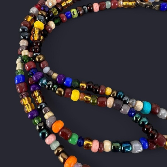 Boho Long Bead Necklace - Picture 3 of 4